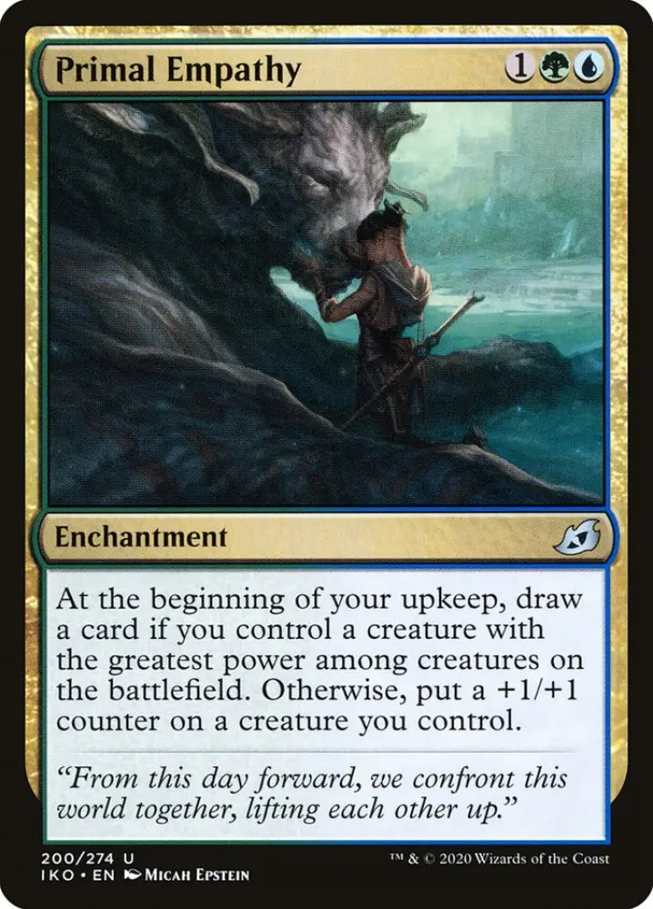 Primal Empathy [Ikoria: Lair of Behemoths] - MTG Single