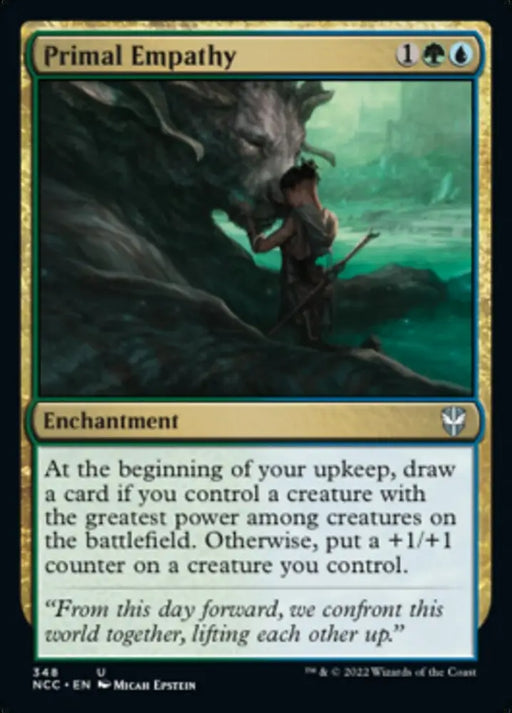 Primal Empathy [Streets of New Capenna Commander] - MTG Single