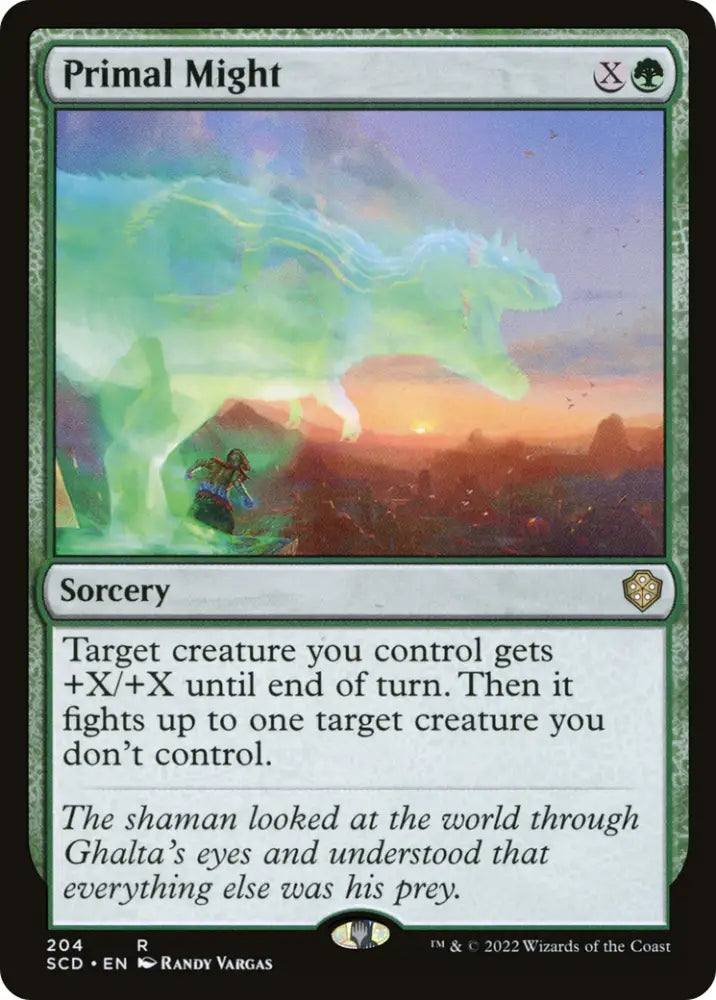 Primal Might [Starter Commander Decks] - MTG Single