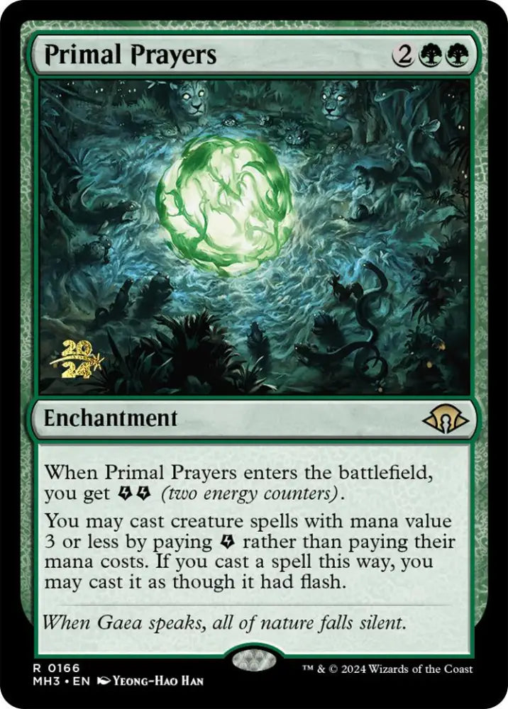 Primal Prayers [Modern Horizons 3 Prerelease Promos] - MTG Single
