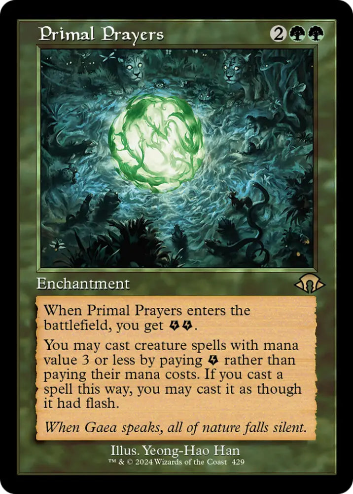 Primal Prayers (Retro) [Modern Horizons 3] - MTG Single
