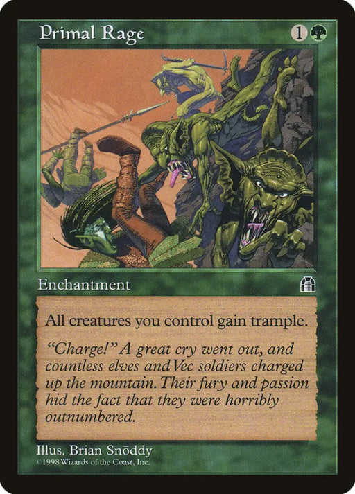 Primal Rage [Stronghold] - MTG Single