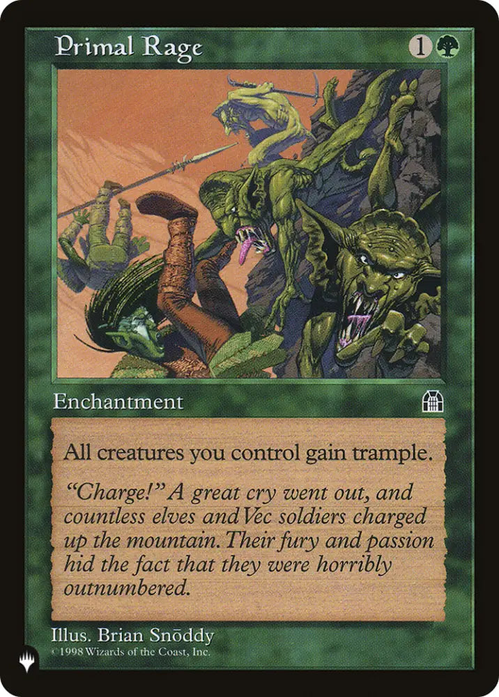 Primal Rage [The List] - MTG Single