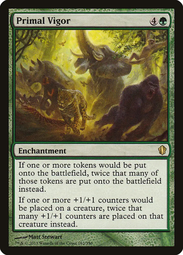 Primal Vigor [Commander 2013] - MTG Single