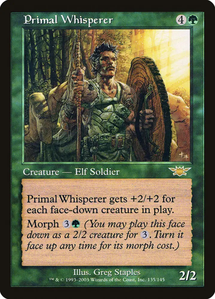 Primal Whisperer [Legions] - MTG Single