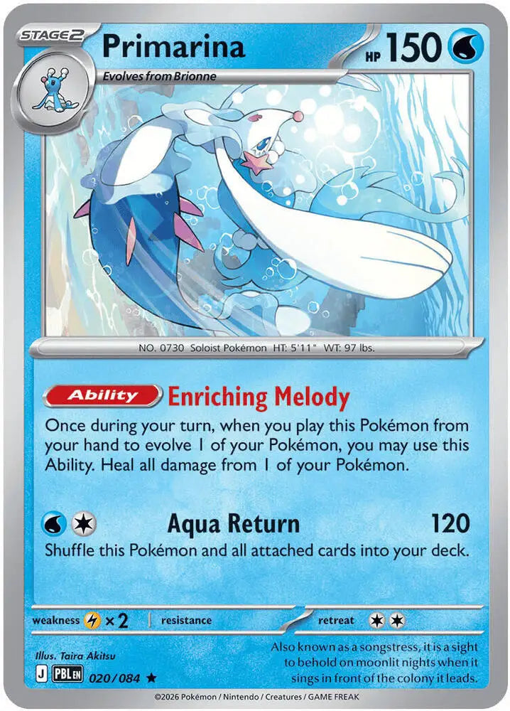 Primarina - 020/084 [ME05: Pitch Black]