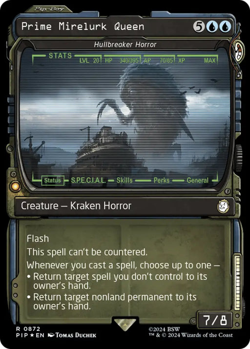 Prime Mirelurk Queen - Hullbreaker Horror (Showcase) (Surge Foil) [Fallout] - MTG Single