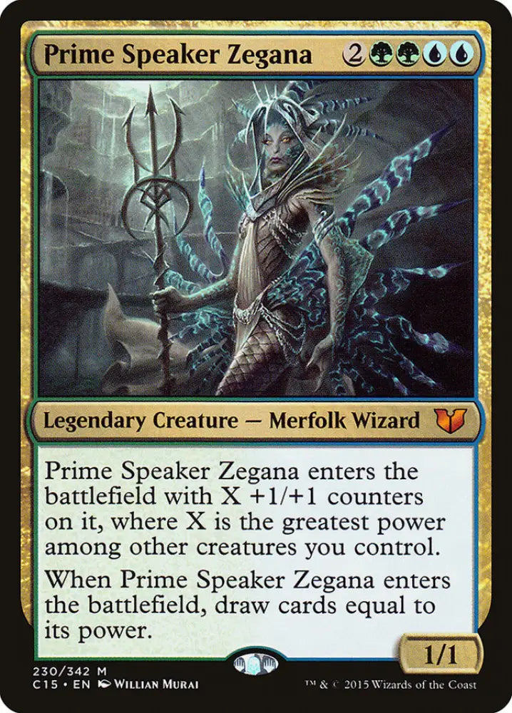 Prime Speaker Zegana [Commander 2015] - MTG Single