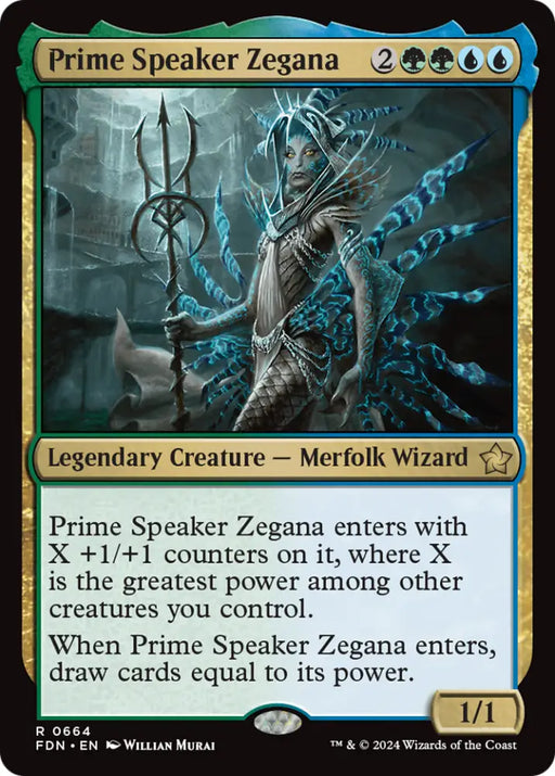 Prime Speaker Zegana [Foundations] - MTG Single