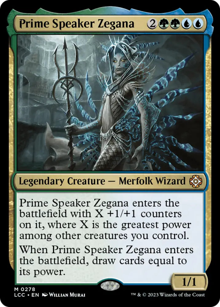 Prime Speaker Zegana [The Lost Caverns of Ixalan Commander] - MTG Single