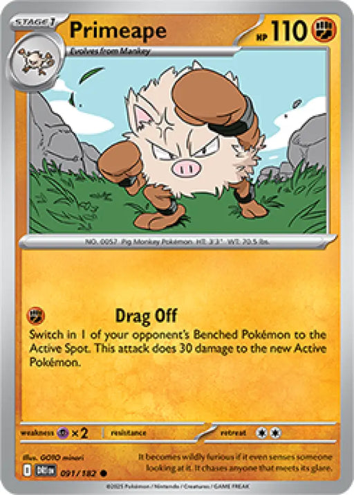 Primeape (097/182) [SV10: Destined Rivals] - Pokemon Single