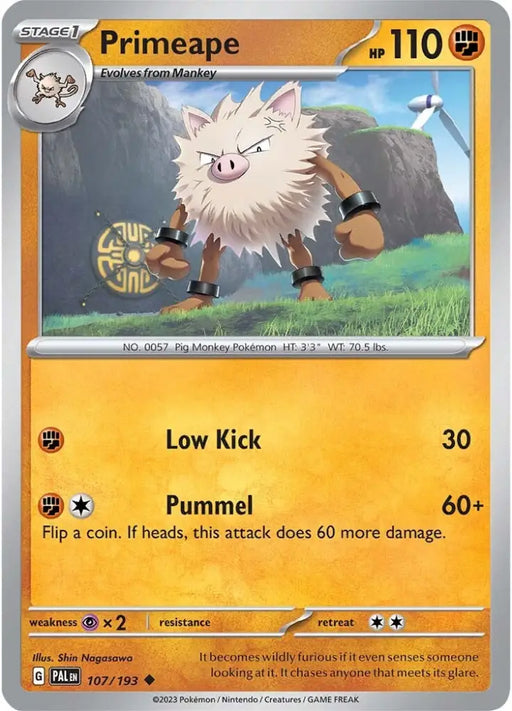 Primeape (107/193) [Scarlet & Violet: Paldea Evolved] - Pokemon Single