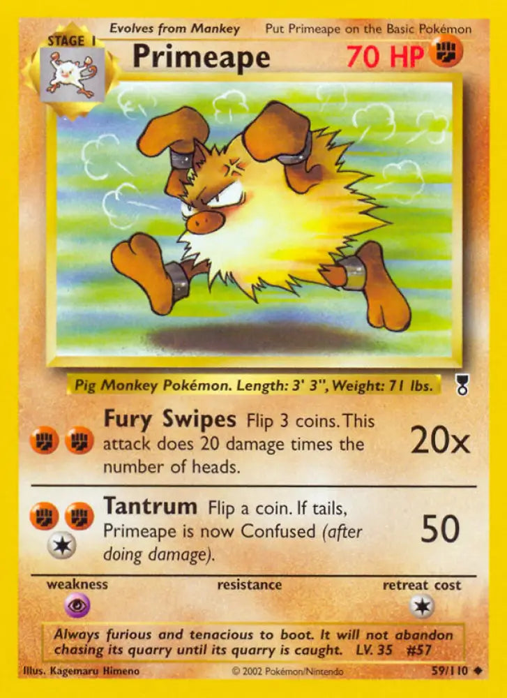 Primeape (59/110) [Legendary Collection] - Pokemon Single