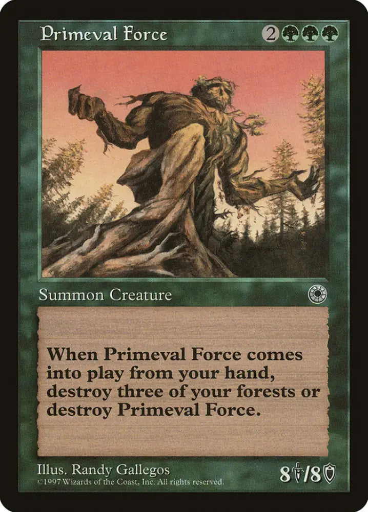 Primeval Force [Portal] - MTG Single
