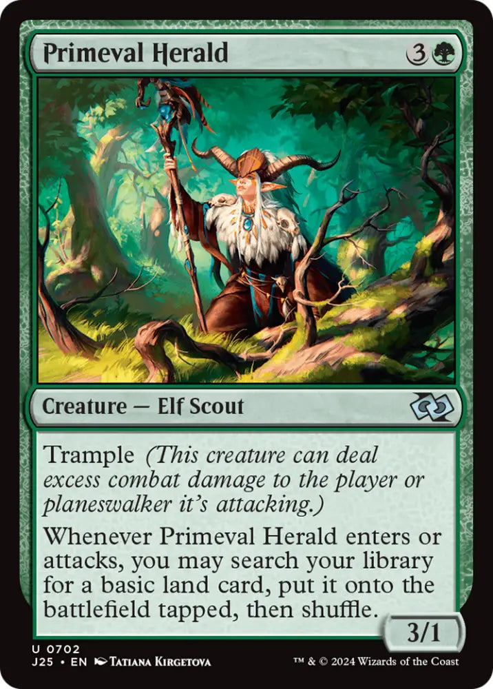 Primeval Herald [Foundations Jumpstart] - MTG Single