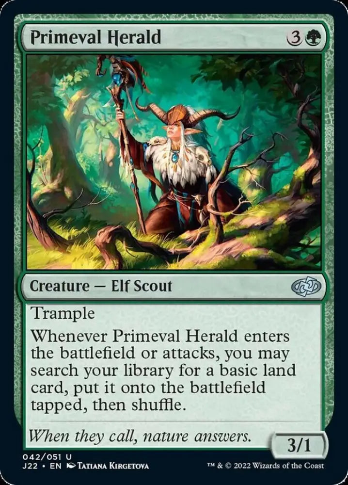 Primeval Herald [Jumpstart 2022] - MTG Single