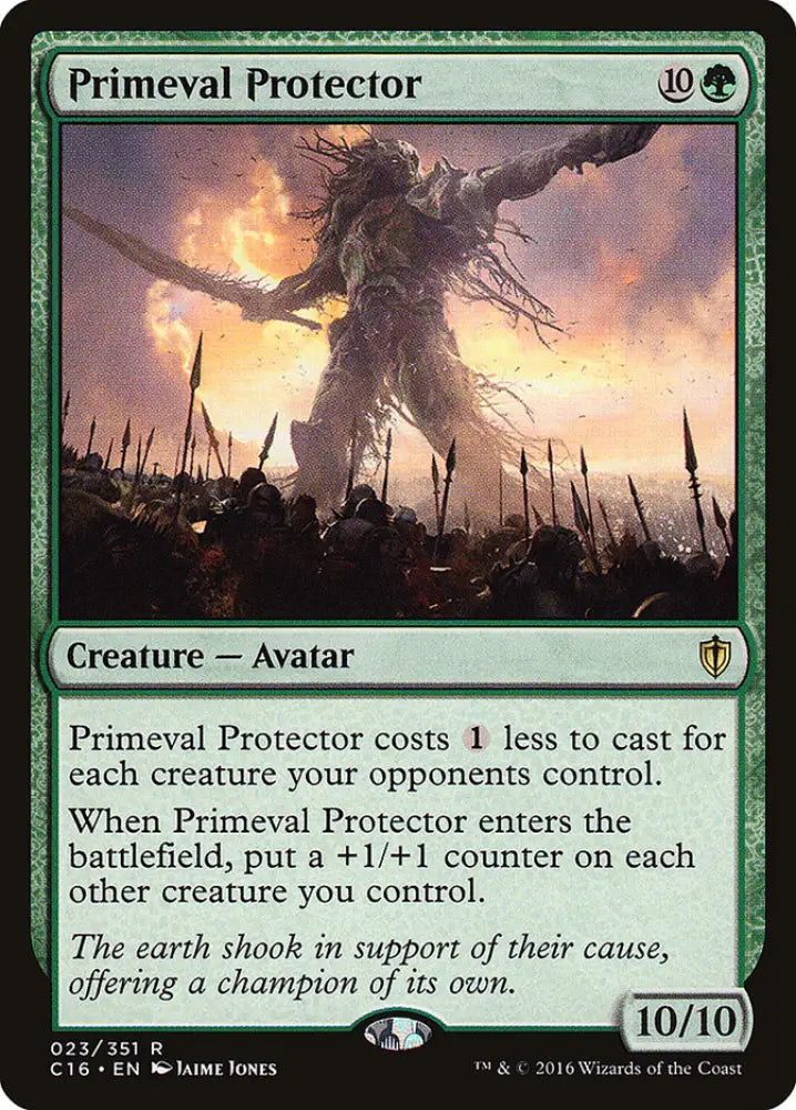 Primeval Protector [Commander 2016] - MTG Single