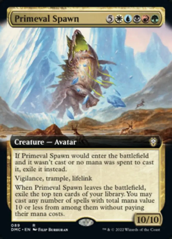 Primeval Spawn (Extended Art) [Dominaria United Commander] - MTG Single