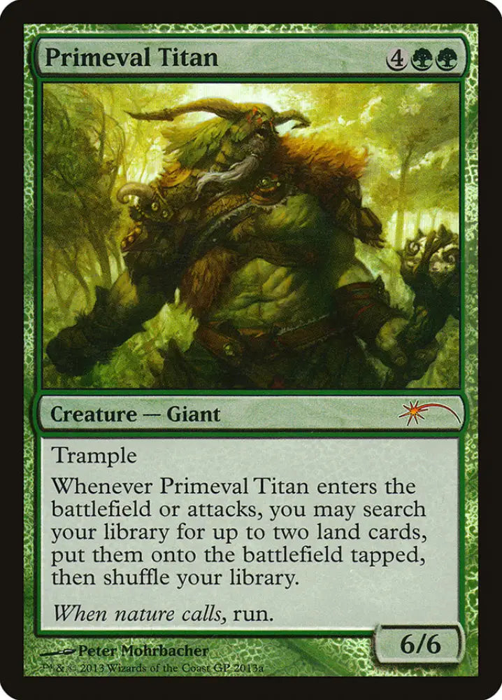 Primeval Titan (Grand Prix) [Grand Prix Promos] - MTG Single