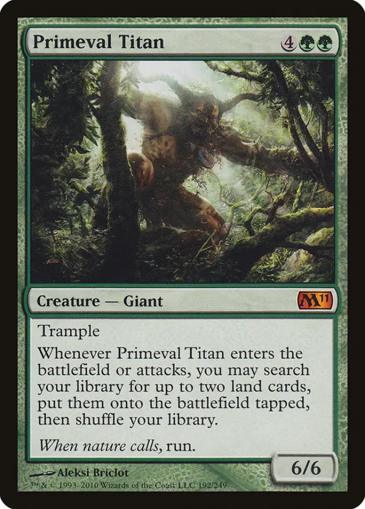 Primeval Titan [Magic 2011] - MTG Single
