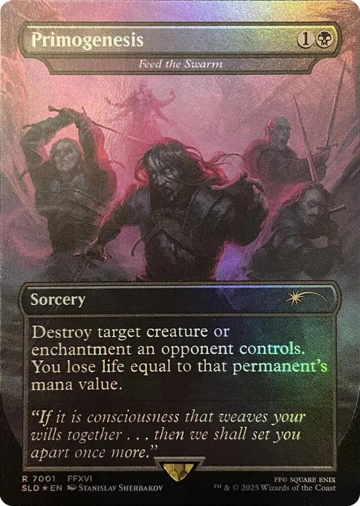 Primogenesis - Feed the Swarm (Rainbow Foil) (7001) [Secret Lair Drop]