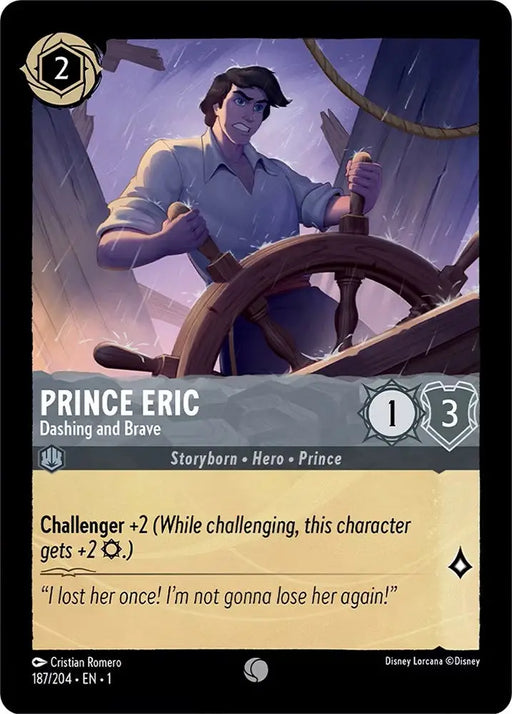 Prince Eric - Dashing and Brave (187/204) [The First Chapter] - Lorcana Single