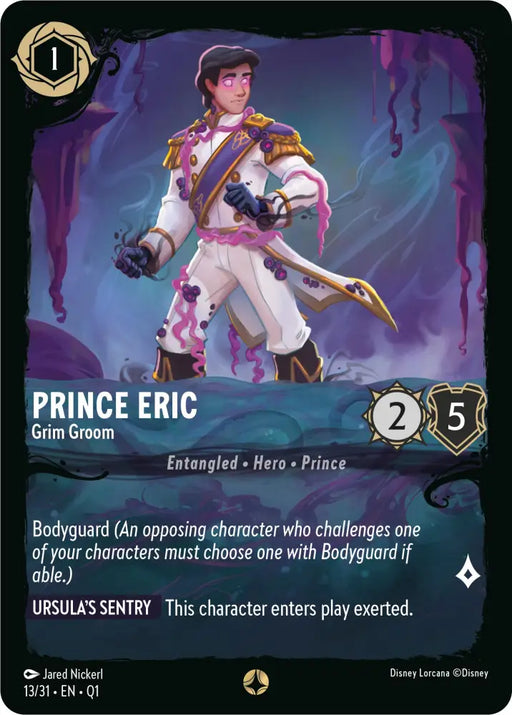 Prince Eric - Grim Groom (13/31) [Illumineer’s Quest: Deep Trouble] - Lorcana Single