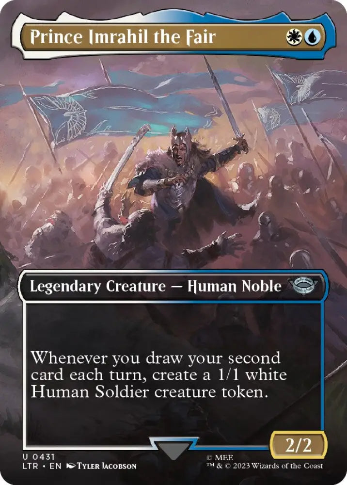 Prince Imrahil the Fair (Borderless Alternate Art) [The Lord of the Rings: Tales of Middle-Earth] - MTG Single