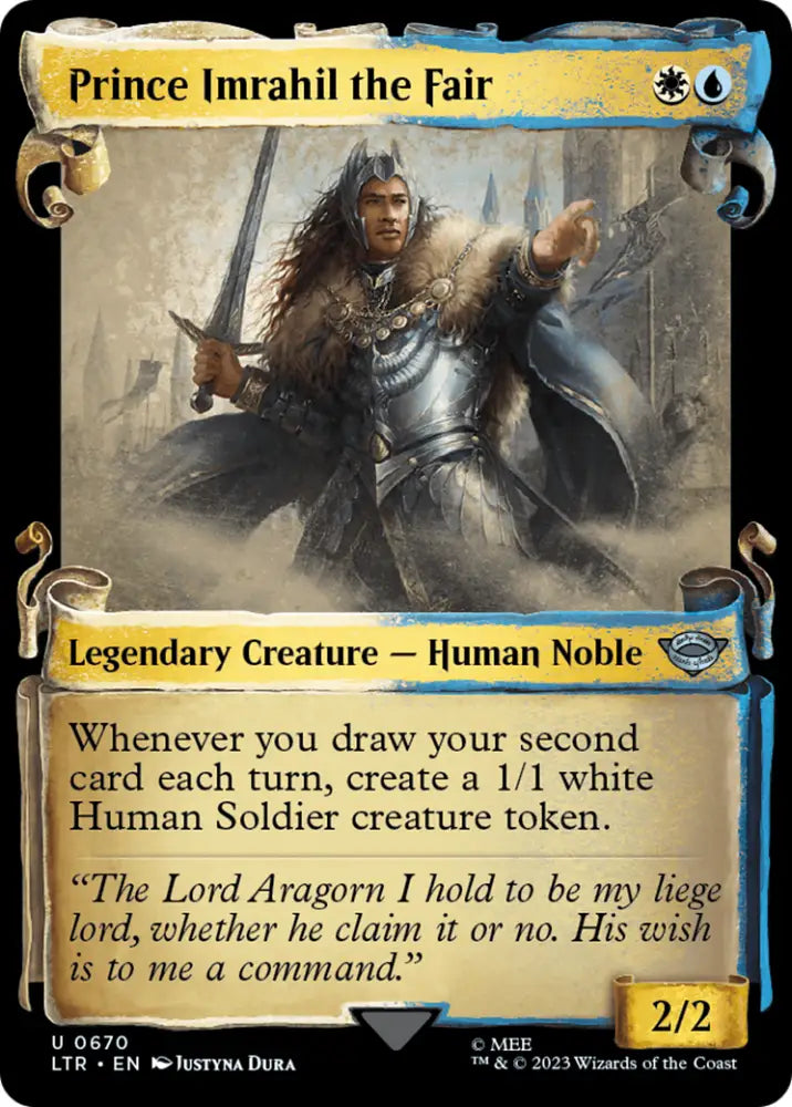 Prince Imrahil the Fair [The Lord of the Rings: Tales of Middle-Earth Showcase Scrolls] - MTG Single
