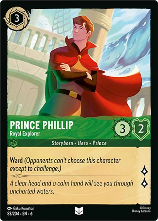 Prince Phillip - Royal Explorer (83/204) [Azurite Sea] - Lorcana Single