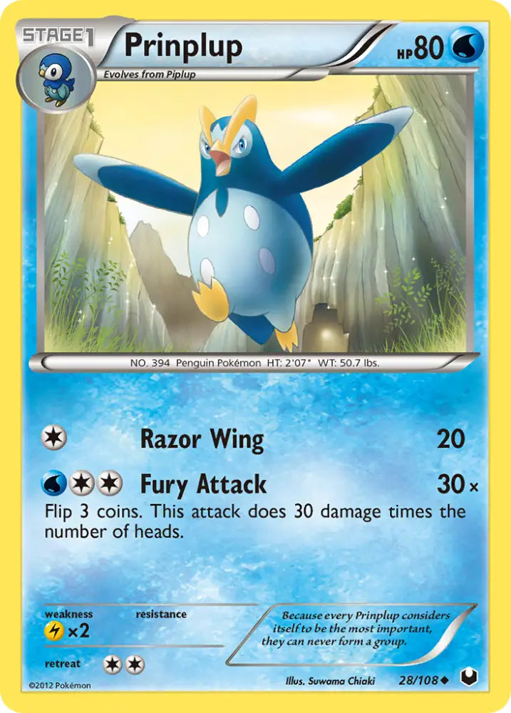Prinplup (28/108) [Black & White: Dark Explorers] - Pokemon Single
