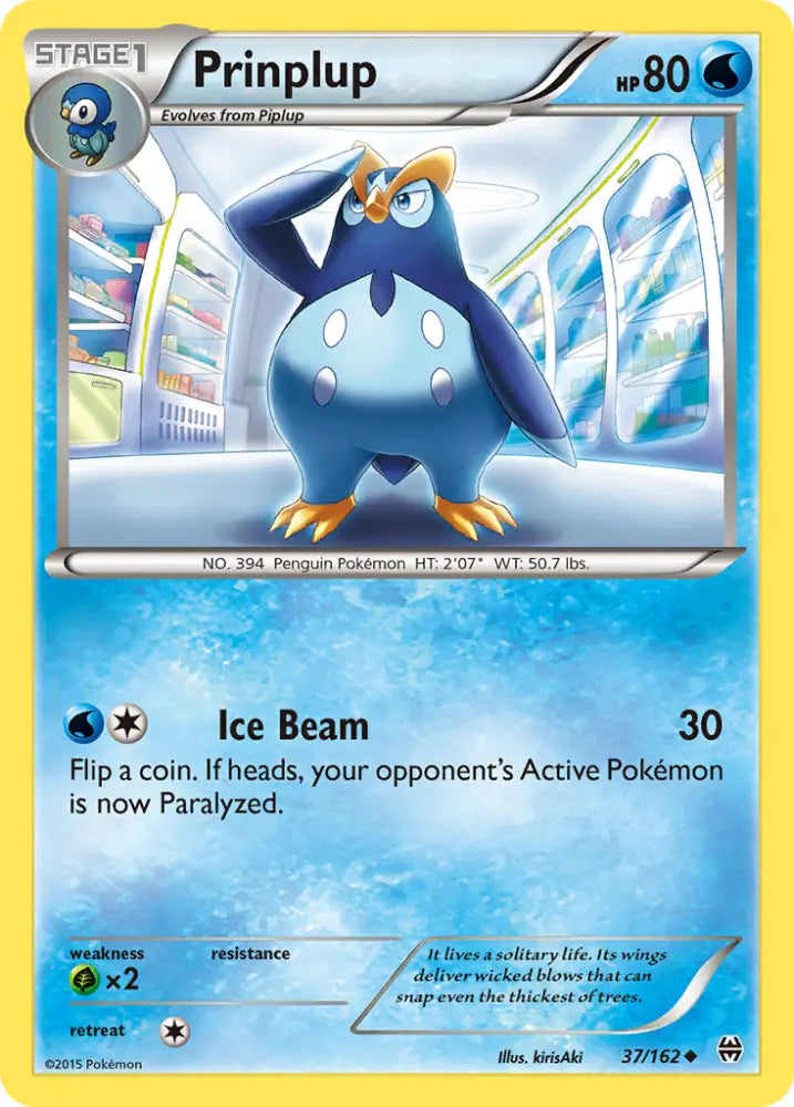 Prinplup (37/162) [XY: BREAKthrough] - Pokemon Single