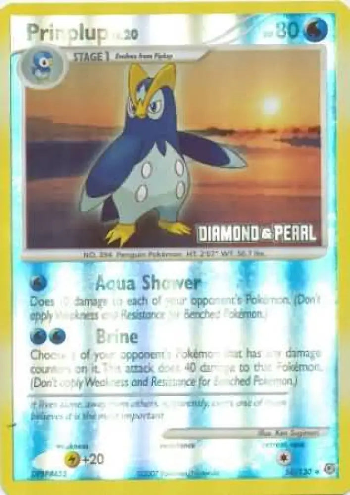 Prinplup (58/130) [Burger King Promos: 2008 Collection] - Pokemon Single