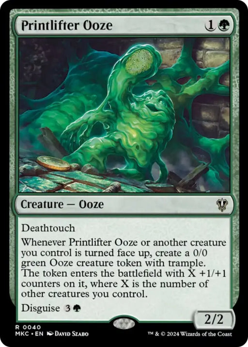 Printlifter Ooze [Murders at Karlov Manor Commander] - MTG Single