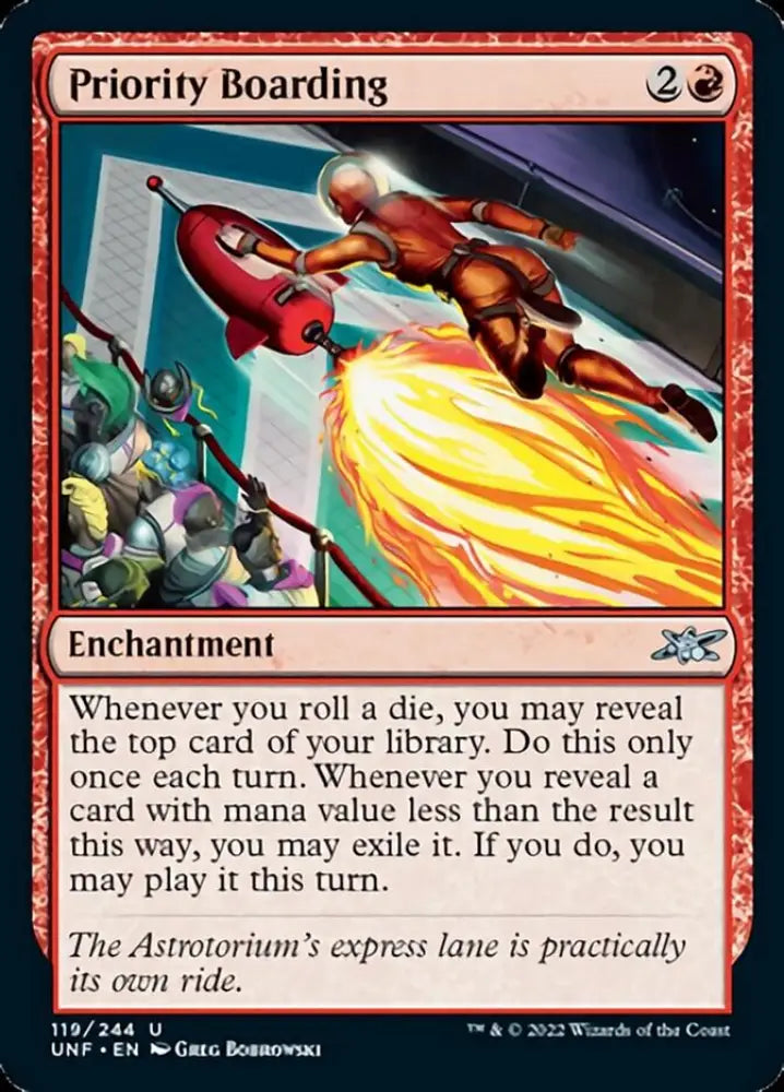 Priority Boarding [Unfinity] - MTG Single