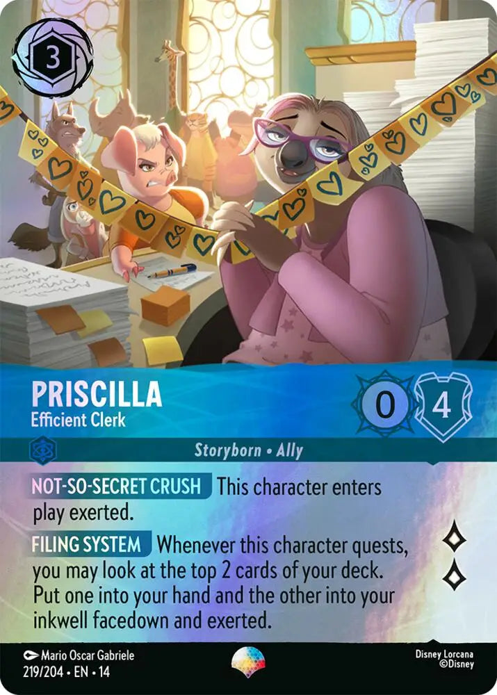 Priscilla - Efficient Clerk (Epic) (219/204) [Hyperia City]
