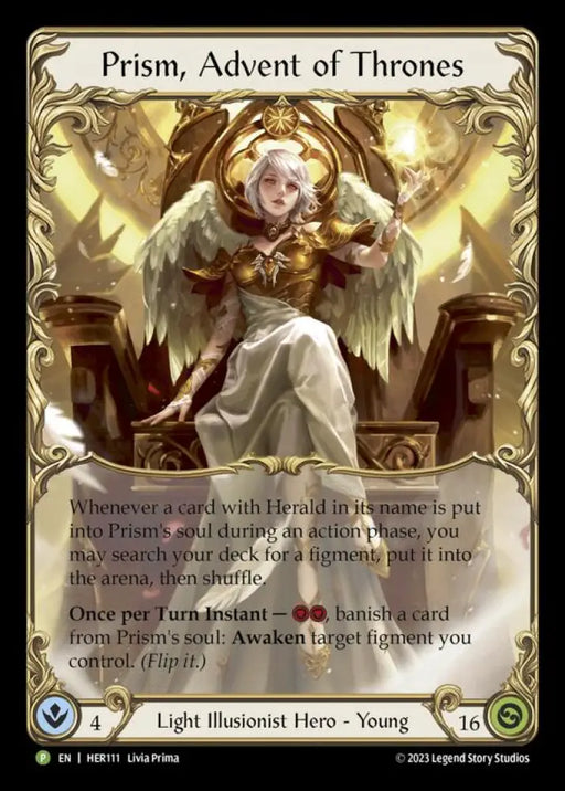 Prism Advent of Thrones [HER111] (Promo) Rainbow Foil - Flesh And Blood Single