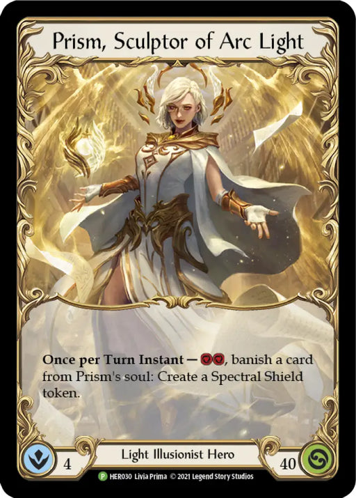 Prism Sculptor of Arc Light [HER030] (Promo) Cold Foil - Flesh And Blood Single
