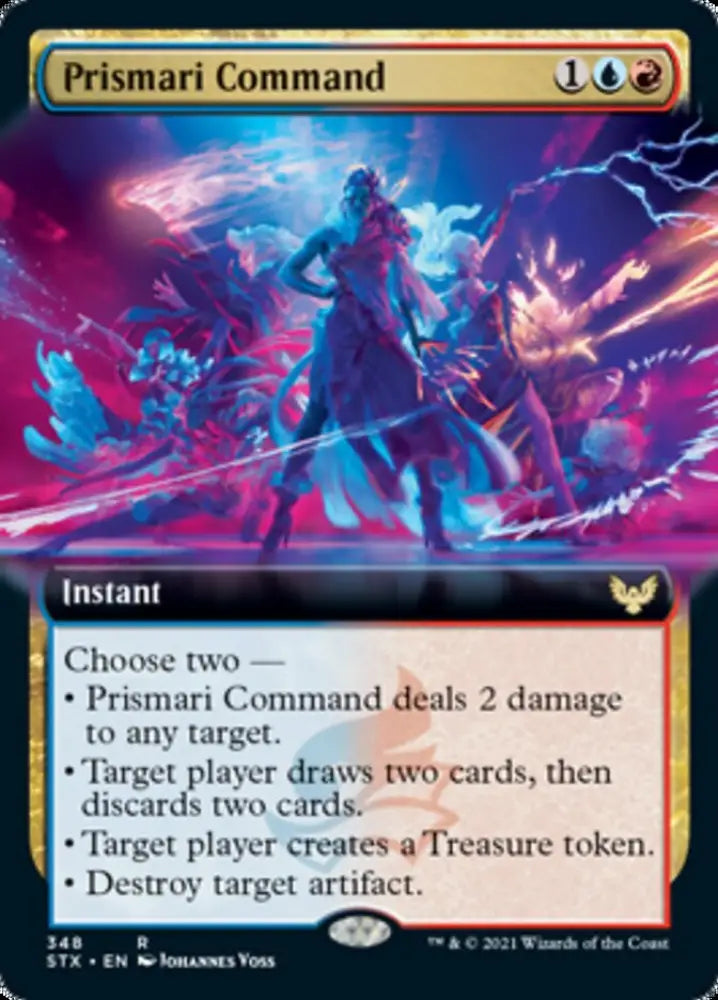 Prismari Command (Extended Art) [Strixhaven: School of Mages] - MTG Single