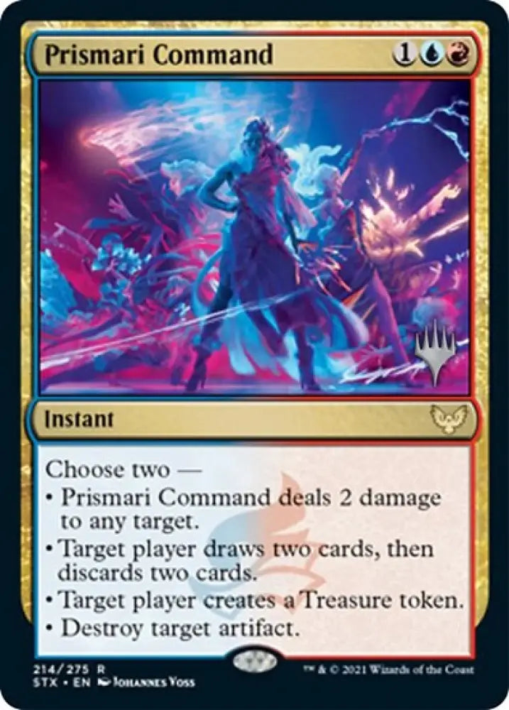 Prismari Command (Promo Pack) [Strixhaven: School of Mages Promos] - MTG Single