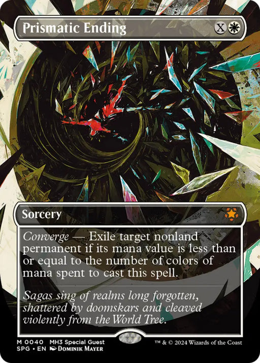Prismatic Ending (Borderless) [Modern Horizons 3 Special Guests] - MTG Single