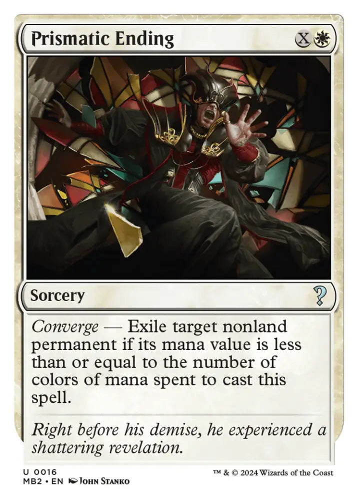 Prismatic Ending (White Border) [Mystery Booster 2] - MTG Single