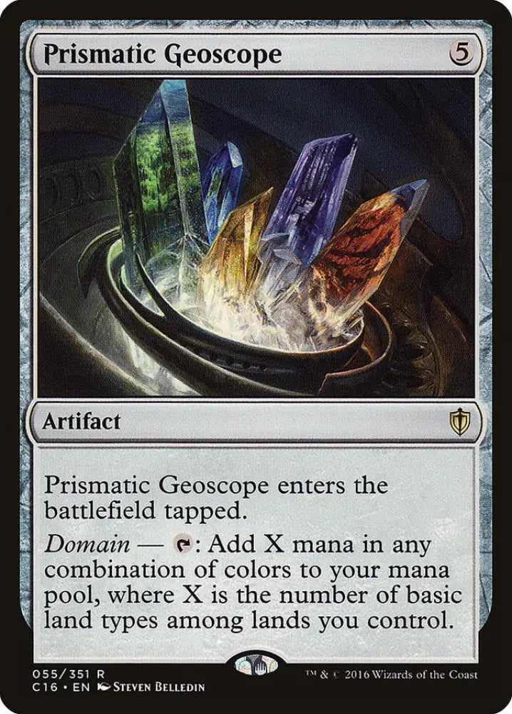 Prismatic Geoscope [Commander 2016] - MTG Single