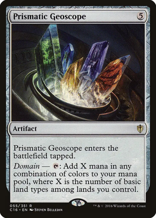 Prismatic Geoscope [Commander 2016] - MTG Single