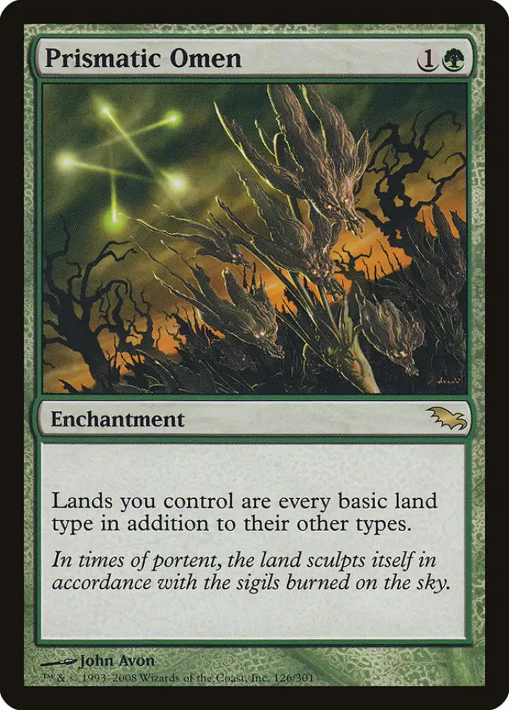 Prismatic Omen [Shadowmoor] - MTG Single