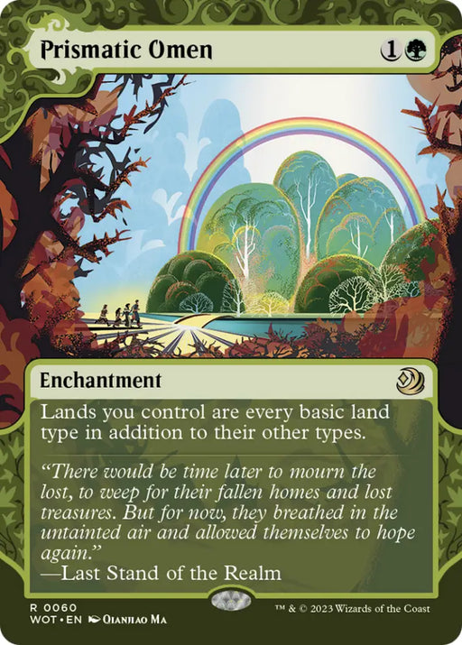 Prismatic Omen [Wilds of Eldraine: Enchanting Tales] - MTG Single