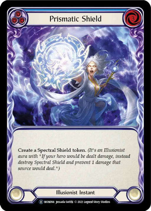 Prismatic Shield (Blue) [Monarch Unlimited] Unlimited Normal - Flesh And Blood Single