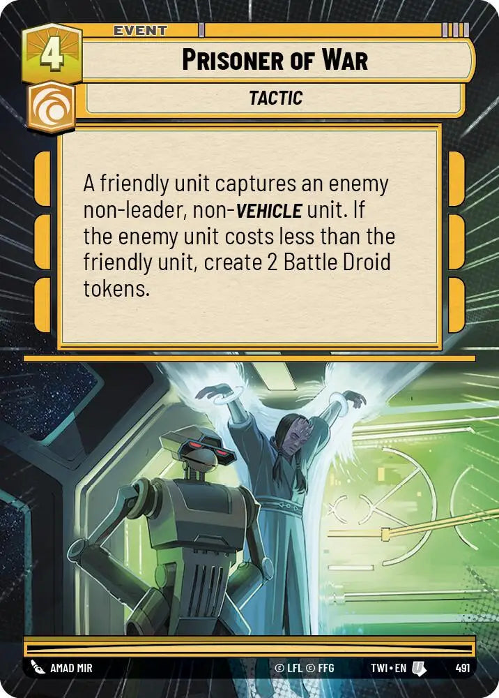 Prisoner of War (Hyperspace) (491) [Twilight of the Republic] - Star Wars: Unlimited Single