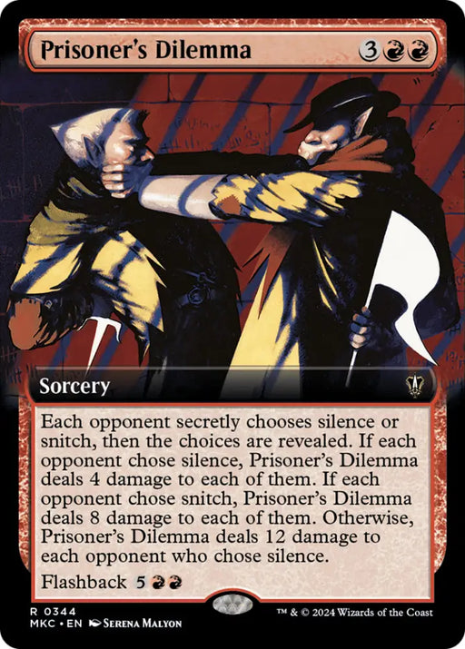 Prisoner’s Dilemma (Extended Art) [Murders at Karlov Manor Commander] - MTG Single
