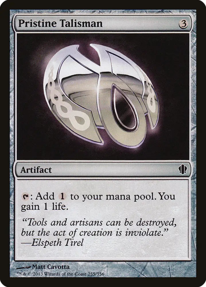 Pristine Talisman [Commander 2013] - MTG Single